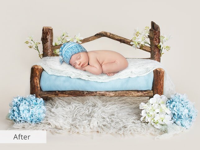 Newborn Baby Photo Retouching Services 12 new born baby photo editing Photo manipulation and stylization after