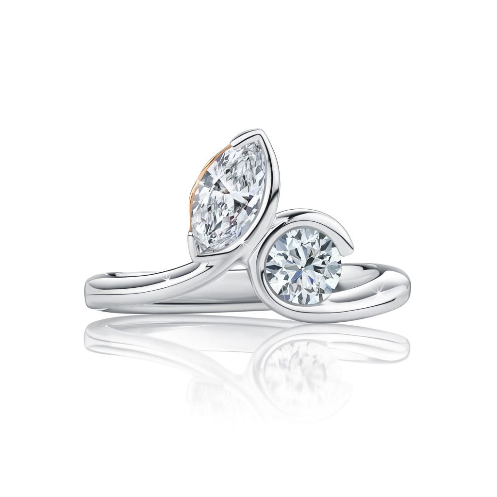 Jewelry Retouching Services 8 Drop shadow and mirror effect jewelry editing service
